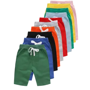 5Pcs Boys Shorts 2026 Summer New Five Part Pants Kids Beach Clothing Outdoor Wear