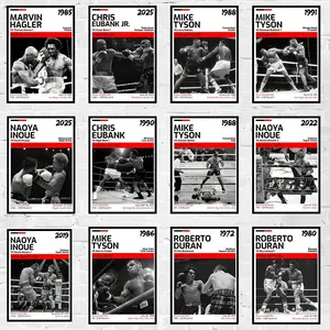 Iconic Boxing Match Wall Art Poster Naoya Inoue Boxing Match Canvas Art Prints Tysony Match Canvas Painting Boxing Decor Picture