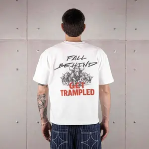 Commons No Mercy Get Trampled Tee Vintage White