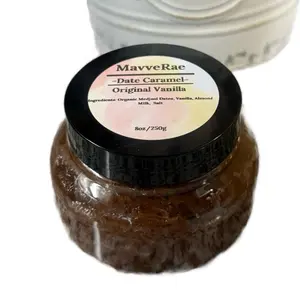 MavveRae Original Vanilla Date Caramel Foods - 8oz Vegan Gluten-Free Paleo Friendly Dessert Topping & Healthy Snack Spread