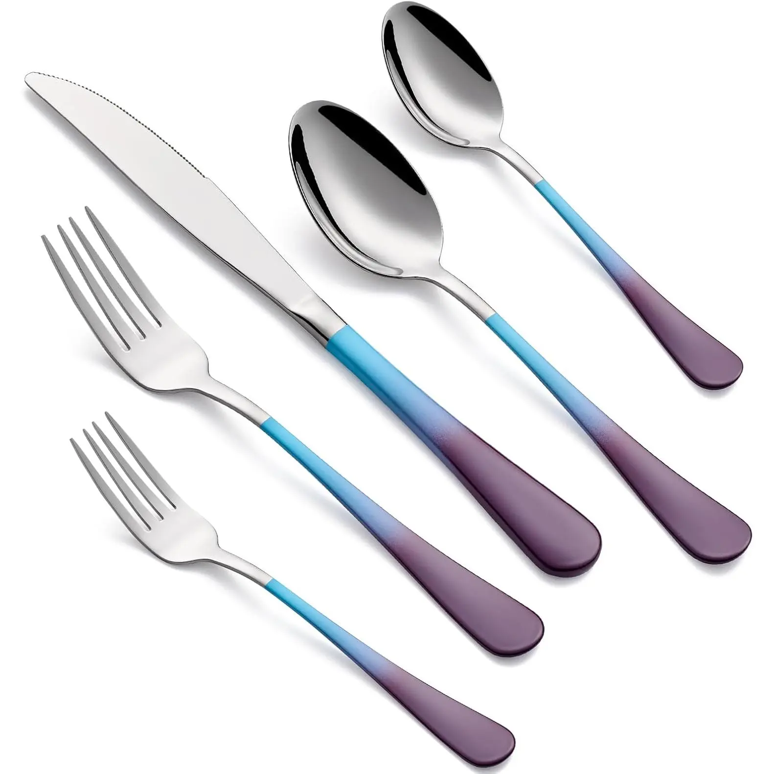 Blue and Purple