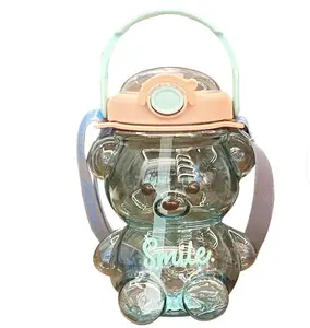 Honey Bear Bottle Container Drinkware Bear-shaped Design Functional & Decorative for Honey or Small Items Reusable Tumbler Cup Mug