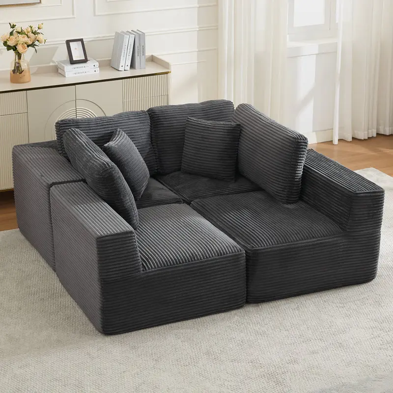 4-Piece Slate Gray