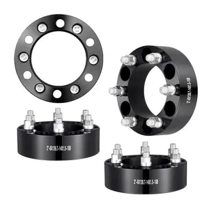 VEVOR Wheel Spacers, 1.5 6x5.5 Wheel Adapters, 6 Lug Forged Spacer, 106.1 mm Bore Hubcentric M12x1.5 Studs Spacers, Fit for 1996-2022 Toyota and Lexus, 4 PCS BlackVEVOR Super Brand Day