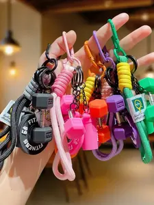 Dmk Creative Multi-Functional Dumbbell Set, Water Bottle, Barbell Plate, Keychain Combo, Perfect Gift for Adults and Kids, Sporty Style