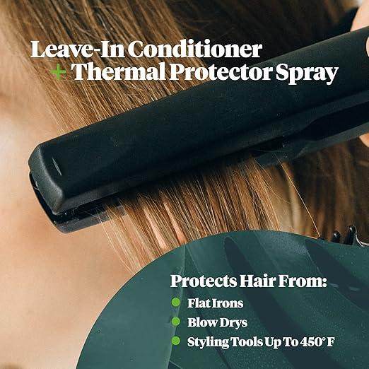 Revive Thermal Hair Protector Spray – UV Hair Protection Spray to Restore Vitality – Paraben Free Heat Protectant Hairspray for Hair Dryer – UV Protectant Spray for Natural & Colored Hair