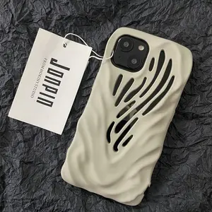 Titanium Gray Wind Hollowed Out phone case