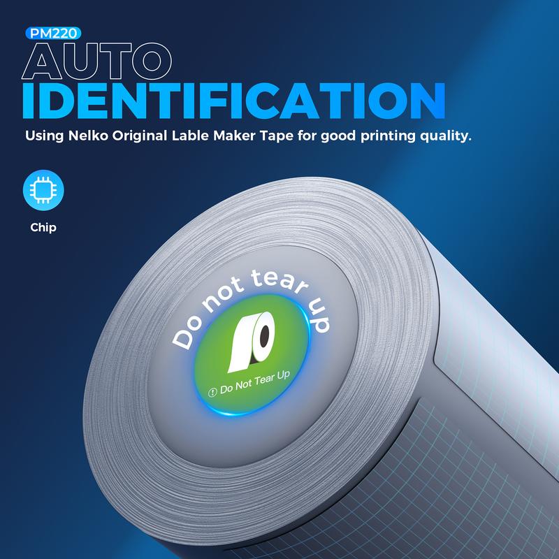 PM220 Label Printer, Bluethooth Label Printer, Portable Thermal Printer for Small Business, Logo, Clothing, Mailing, Sticker Printer for Phones & PC