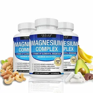 3 Pack Toplux Magnesium Complex IC 8 Essential Magnesium Supplement