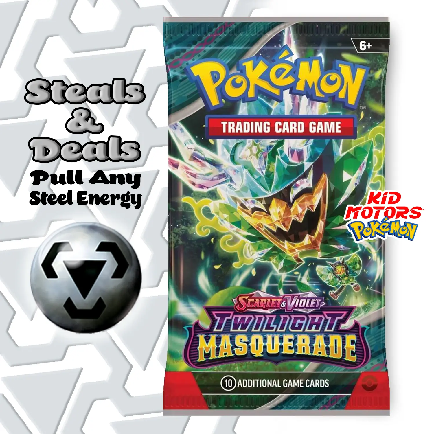 10 x Pokemon Twilight Masquerade Booster Pack