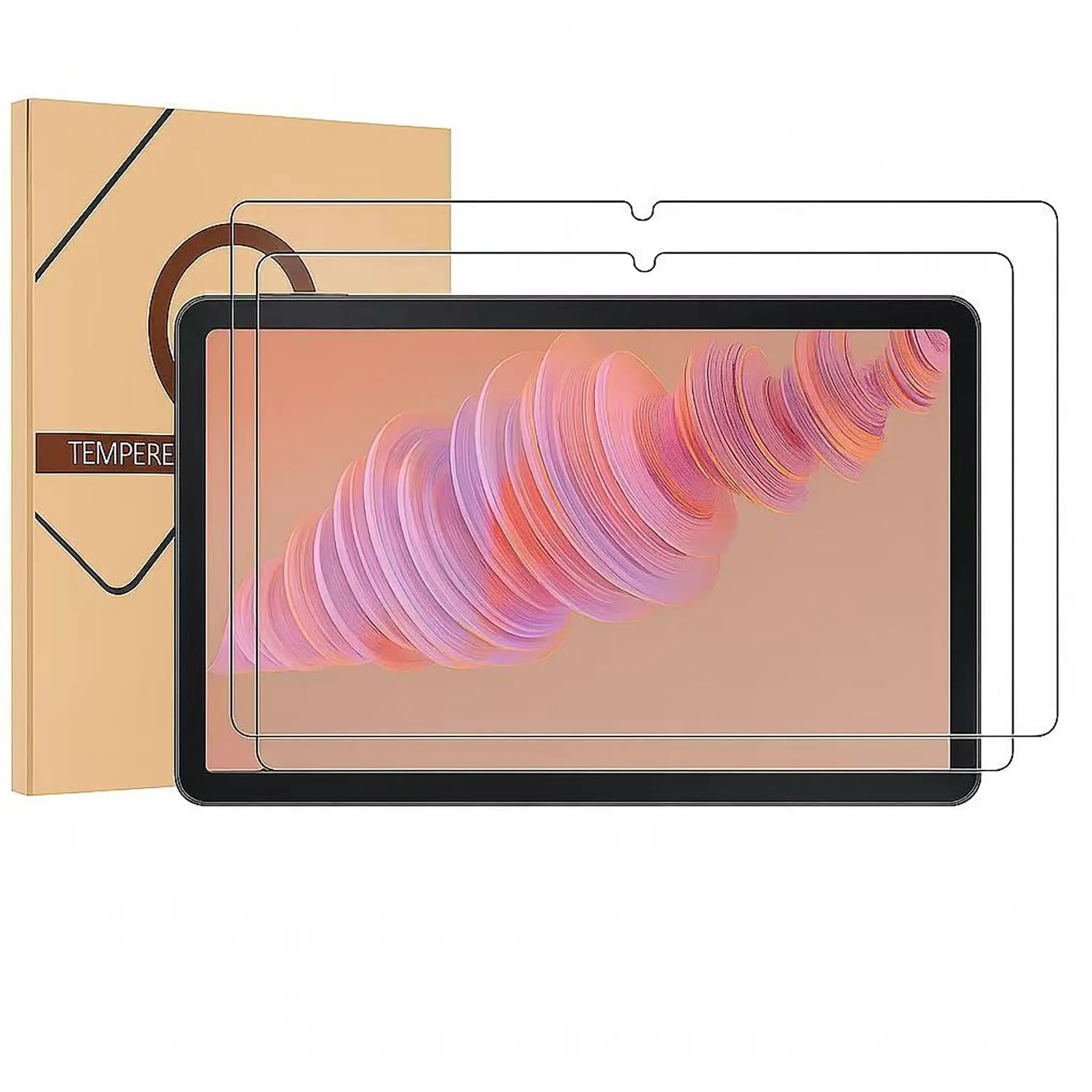 Doemoil 2 Pack, Screen Protector for Lenovo Tab P11 2nd Gen/Lenovo Tab K11 Plus/Lenovo Tab Plus 2024 11.5 Inch Tempered Glass Film Easy Installation