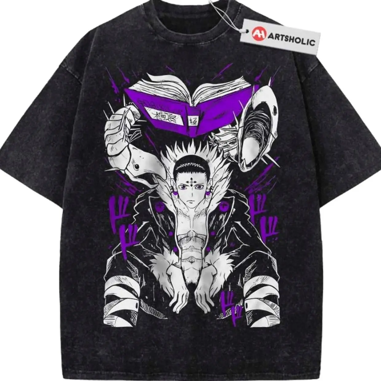 Chrollo Lucilfer Shirt, Hunter x Hunter Shirt, HxH Shirt, Anime Shirt, Vintage Tee , Graphic Tee, Unisex Fashion, Full Color, Full Size, For Men, For Women