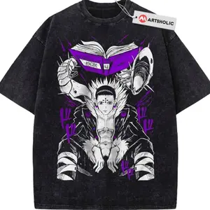 Chrollo Lucilfer Shirt, Hunter x Hunter Shirt, HxH Shirt, Anime Shirt, Vintage Tee , Graphic Tee, Unisex Fashion, Full Color, Full Size, For Men, For Women