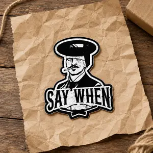 Say When Welding Sticker, Laptop Water Bottle Decal Sticker