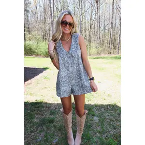 The Ella Leopard Romper