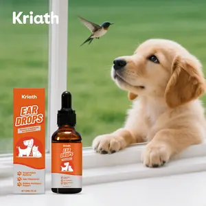 Pet Ear Care Solution Gentle Formula Cleans Ear Canal and Maintains Ear Freshness Daily Care Solution