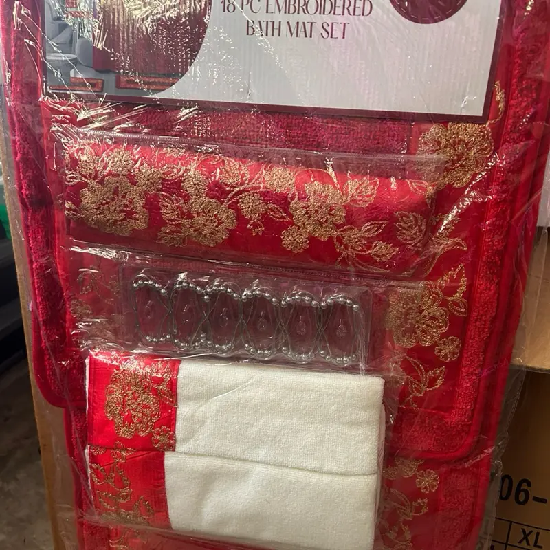 18 pieces bathroom set