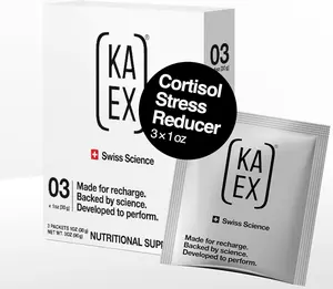 KA EX - Cortisol Stress Reducer | Post-Workout Recovery Gamechanger | Clinically Tested and Trusted by Thousands of Pro Athletes | Swiss Science I Vegan (3 Servings (Pack of 3))