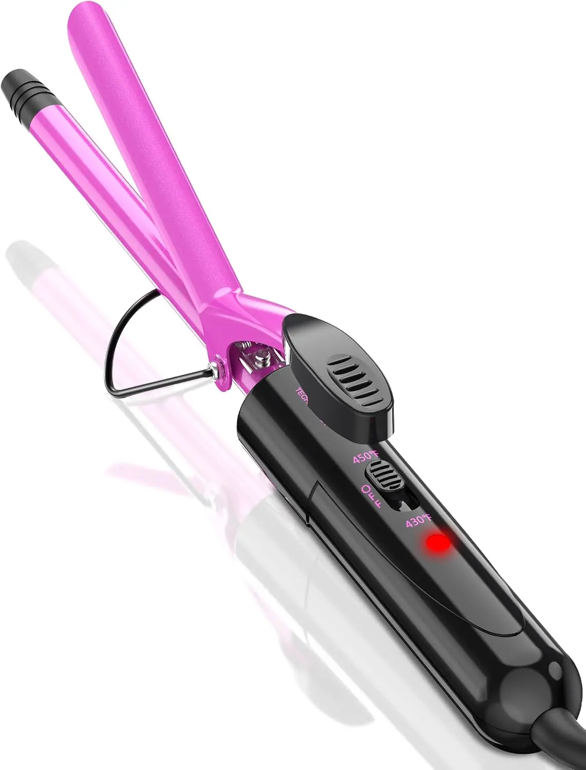 1/2 Inch Ceramic Small Curling Iron for Short Hair, 13mm Thin Curling Iron