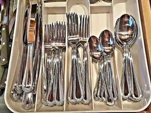 20-Piece Stainless Steel Flatware Silverware Cutlery Set, Include Knife/Fork/Spoon, Dishwasher Safe, Service for 4