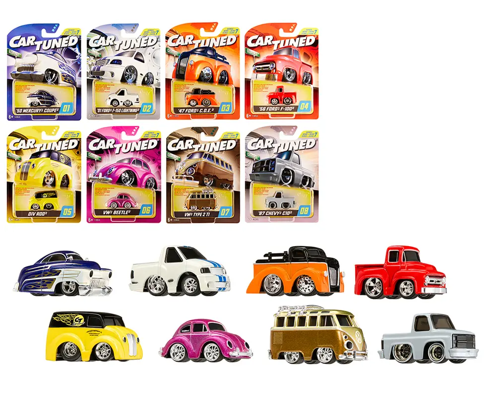 CarTuned 1:64 Series 7 Hobby Alternate 2026 Assortment of 8 Factory Seal Case 592648-XX6