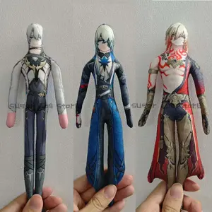 Honkai Star Rail Anaxa Phainon  Mydei Cosplay Plush Doll Stuffed Dolls Room Decoration Abstract Joint Twistable Plushie Props
