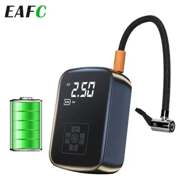 EAFC Car Air Pump Air Compressor with Digital Display and USB Charging Port for Easy Operation