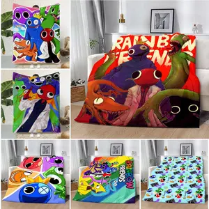 Game Rainbow Friends Printed Blanket Picnic Blankets Warm Blanket Soft and Comfortable Blanket Home Travel Birthday Gift