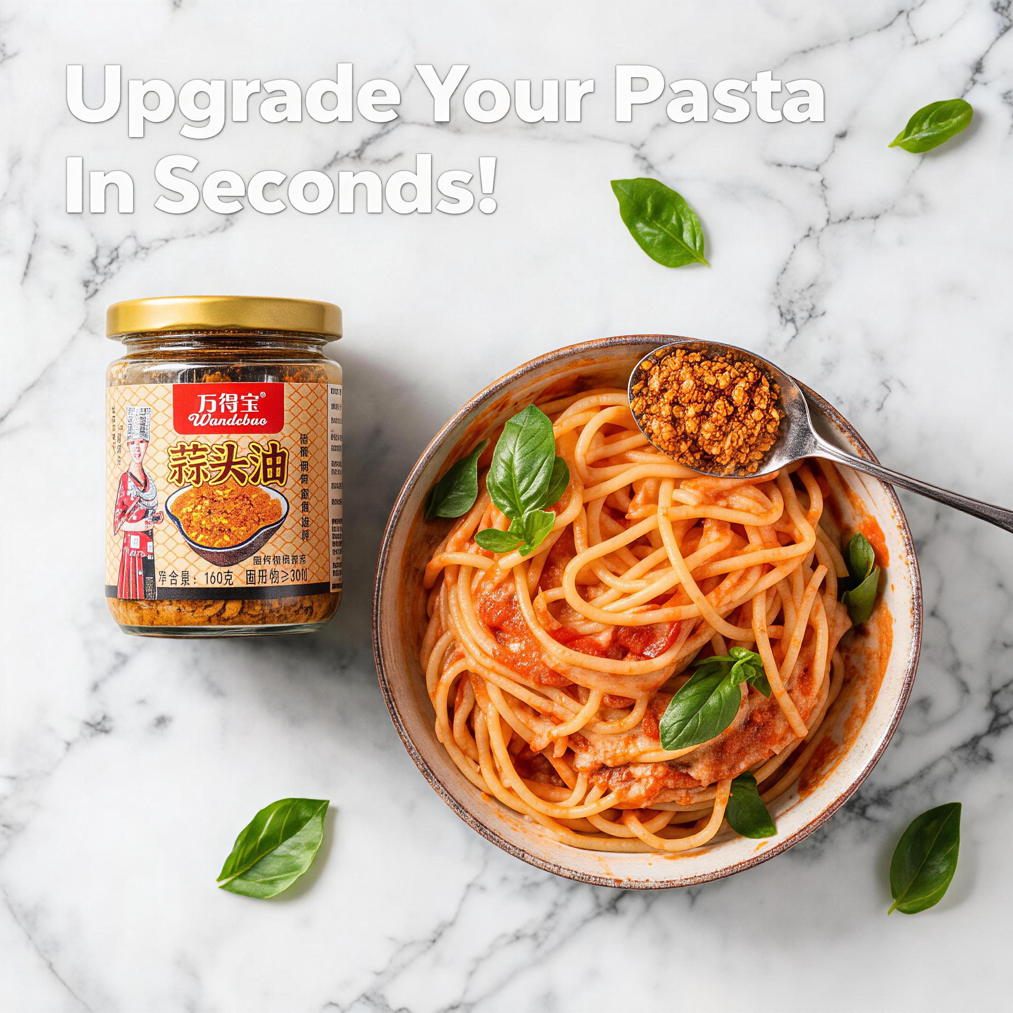Pure Garlic Infusion Oil 160g - Vegan Safe Plant-Based Savory Seasoning, Chinese-Style Topping for Ramen, Roasted Veggies, Dairy-Free Rich Allium Flavor for Home Chefs#backtoschool