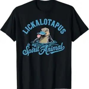 Lickalotapus Is My Spirit Animal Funny Platypus Humor T-Shirt