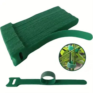 100 Reusable 6-inch Adjustable Garden Plant Ties - Durable Nylon Hook & Loop Vines for Climbing Plants, Supports and Gardening Applications, Garden Maintenance, Ties, Gardening Supplies, Garden, Outdoor Plant Ties