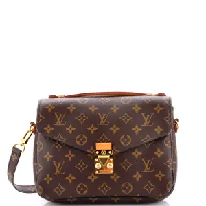 Pre-owned Louis Vuitton material Messenger Bags Pochette Metis Monogram Canvas by Rebag