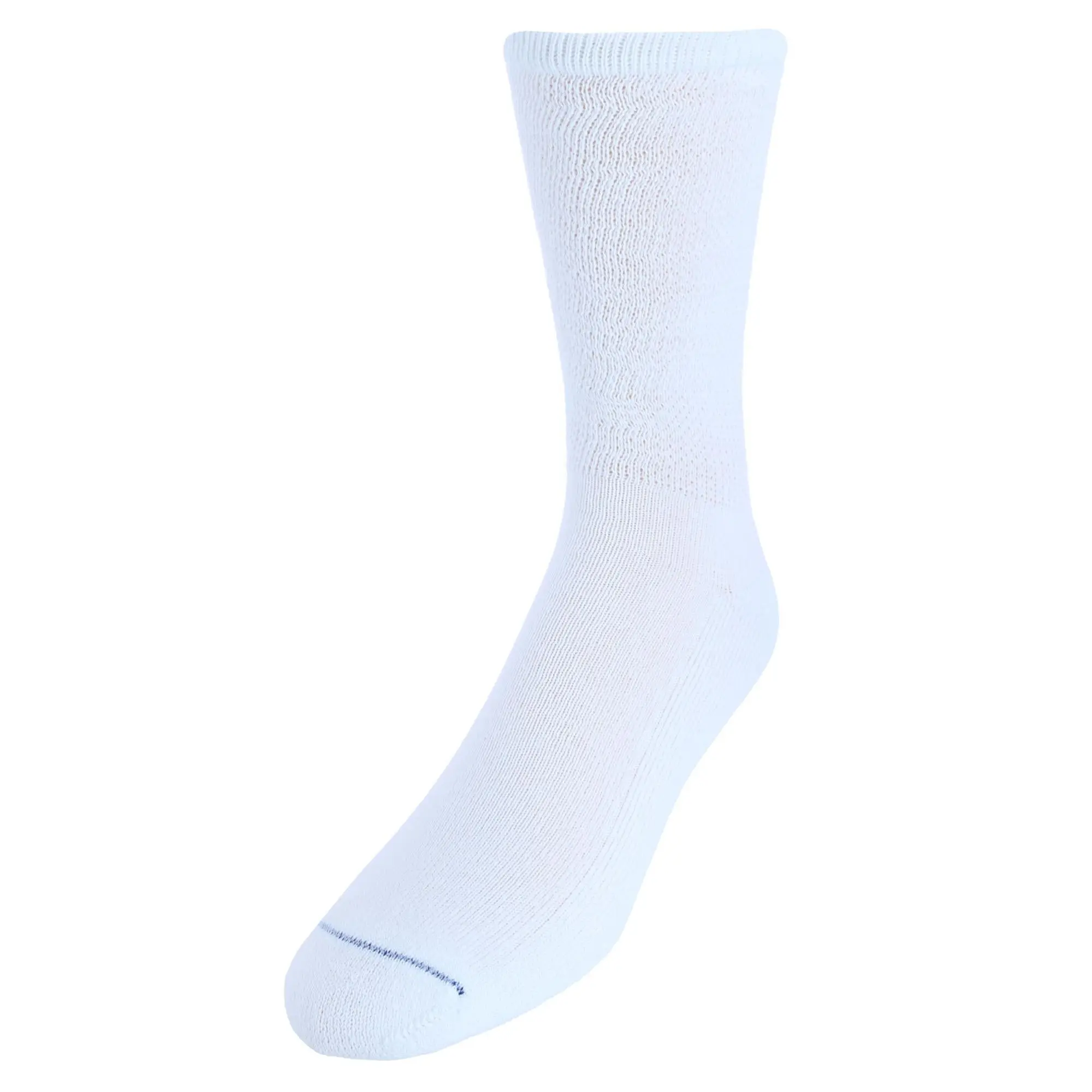 Dr. Scholl's Men's Big and Tall Diabetic & Circulatory Crew Work Socks - 4 Pairs, Polyester Soft Protective Fabric, Invisible Seam Design for Daily Wear