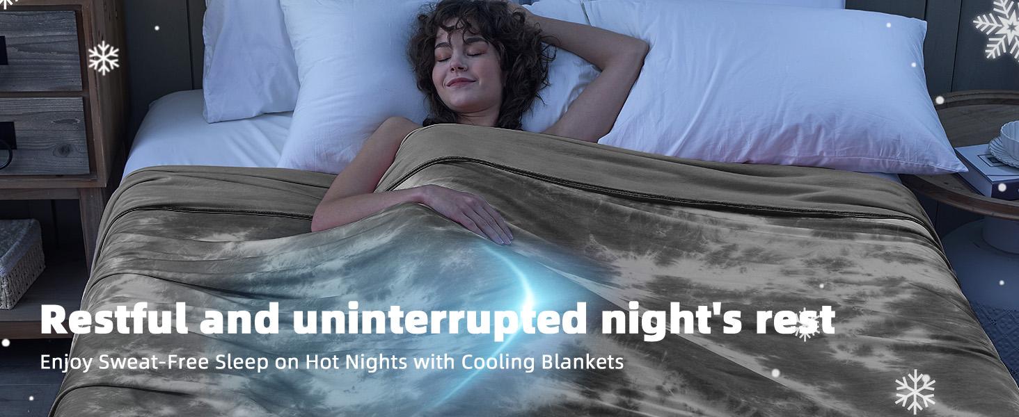 【Memorial Day Deals】Inhand Cooling Blanket Queen Size, Summer Blankets for Hot Sleepers & Night Sweat, Thin Blanket Cold Cool Lightweight Cooling Blanket for Couch Bed,Breathable Cooling Blanket,Light Blanket for Hot Sleepers,Comfy Bedding,Gift for Summer 【Memorial Day Deals】Inhand Cooling Blanket Queen Size, Summer Blankets for Hot Sleepers & Night Sweat, Thin Blanket Cold Cool Lightweight Cooling Blanket for Couch Bed,Breathable Cooling Blanket,Light Blanket for Hot Sleepers,Comfy Bedding,Gift for Summer