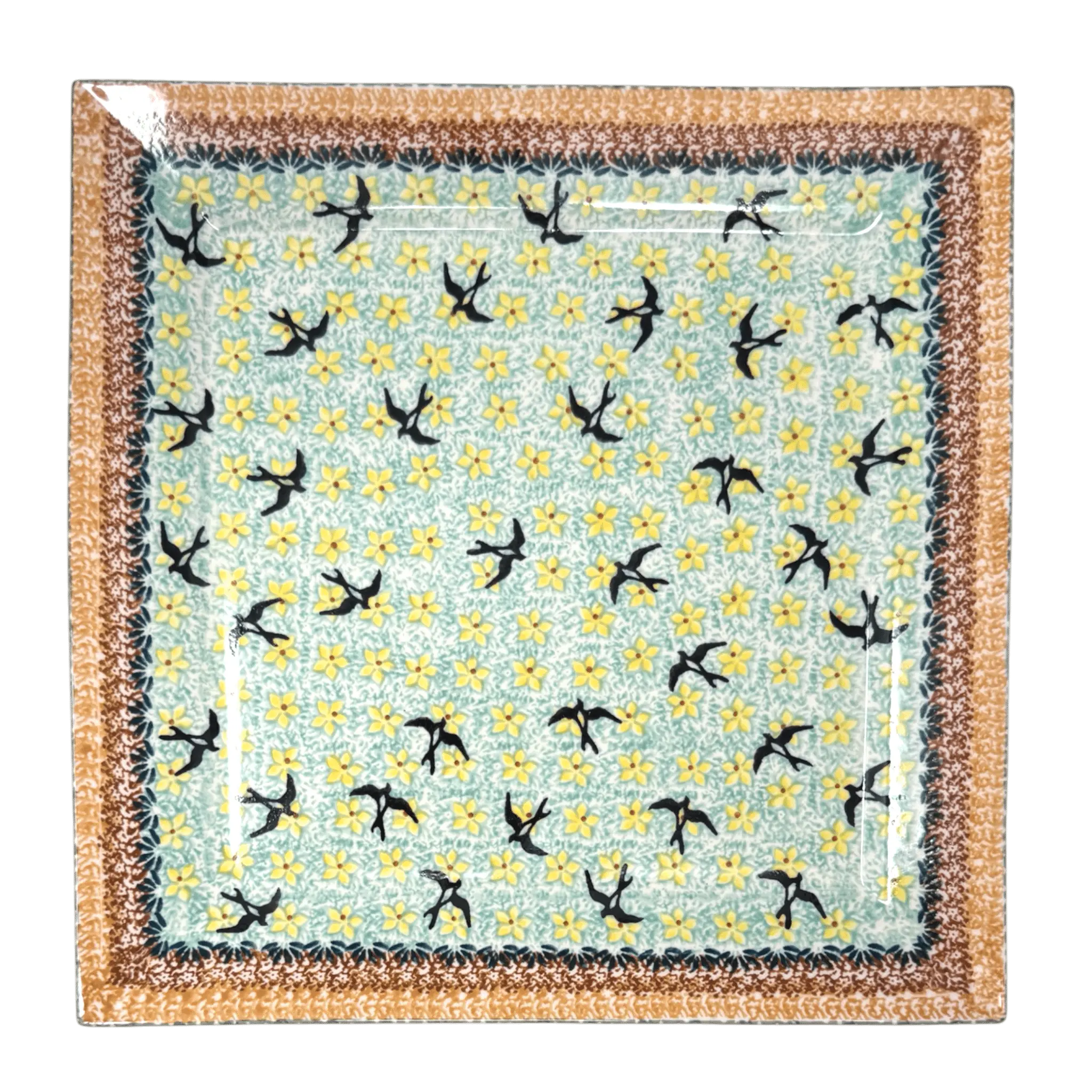 Plate, Square, Dinner, 11.25" Plate in "Capistrano" by Manufaktura | T145S-WK59