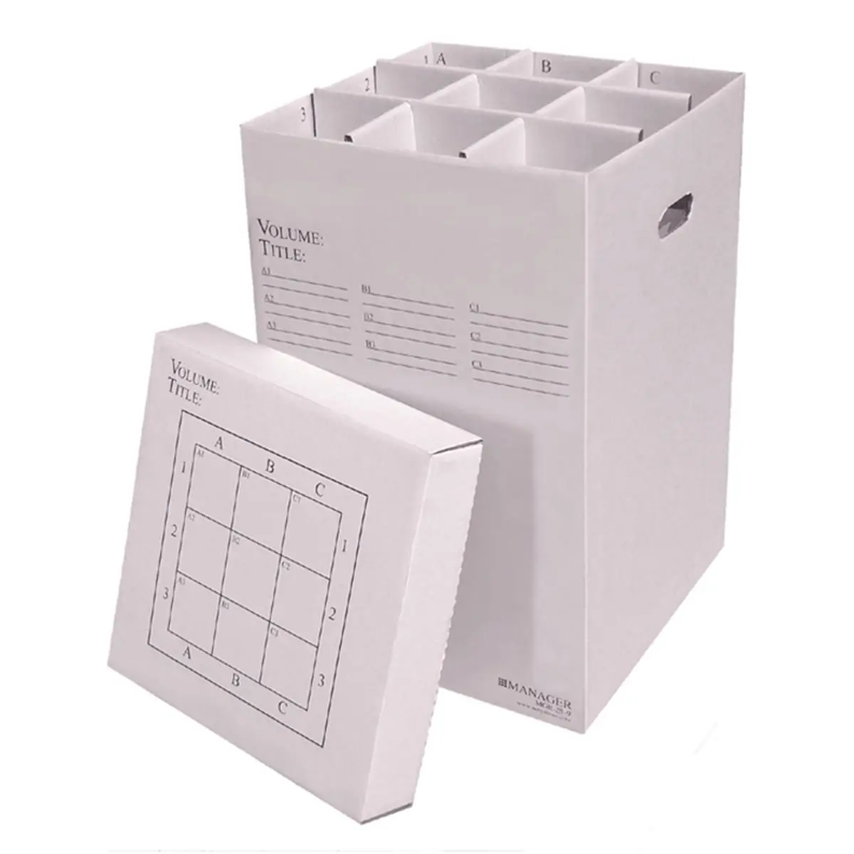Advanced Organizing Systems MGR-25-9 Stackable Rolled Storage File Organizer Upto 24 in.