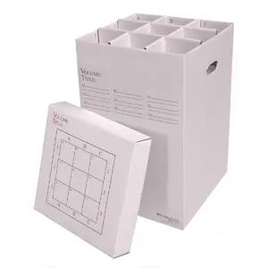 Advanced Organizing Systems Stackable Rolled Files Organizer - Label-Ready Office Supply, 24" Max Length Paper Organizer for Important Documents, Paper Organizers