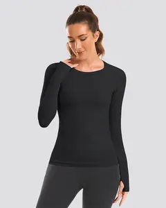 Seamless Long Sleeve Tops (Thumb Hole)