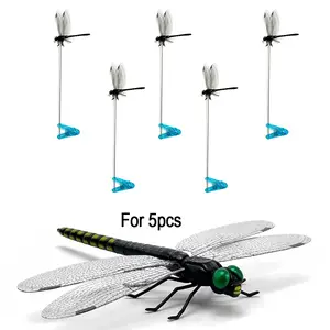 2026 New Dragon Fly Clips for Bugs Repellent, 3D Artificial Dragonfly Hat Clip, Dragonfly Garden Decor (5PCS)