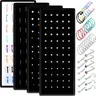 200pcs Nose Rings Set for Women & Men, 316L Stainless Steel, Hypoallergenic, L-Shaped Screw Body Piercing Jewelry, L Shaped Nose Studs for Tragus/Nose/Helix/Conch, Stylish & Comfortable Mix, Helix Pierced Ring