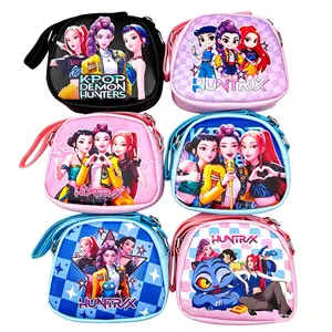 Kpop Girl crossbody bag, a children's shoulder bag, is made of waterproof leather, easy to clean, and suitable for various occasions such as school, school activities, work, and travel.