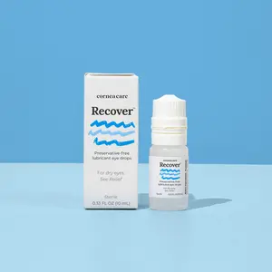 Recover Eye Drops (HSA/FSA Eligible) - Preservative Free Artificial Tears - Hydrating Eye Drops for Dry Relief and Redness