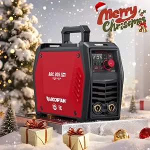 ARCCAPTAIN iControl ARC205 Pro Stick Welder, [APP Control] 205Amp ARC/Lift TIG Welding Machine, Large LED Display, IGBT Inverter 110V/220V MMA Welder with Hot Start, Arc force, and Anti-Stick Dual Voltage TIGStickArc Welder