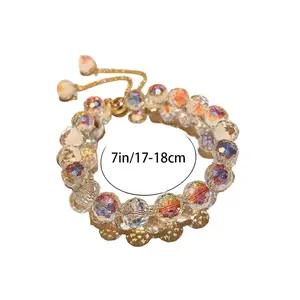 Crystal Beaded Bracelet – Sparkling & Elegant