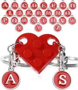 Matching Couple Heart  for Boyfriend Girlfriend Valentine's Day Gifts Stuff Him Friends Set Compatible with