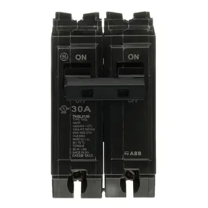 QLine® THQL2130 Q Line 30A DoublePole Circuit Breaker • 10kAIC, 120/240V, 30 Amp • TwoPole Load Center Circuit Breaker • NonInterchangeable Thermal Magnetic Trip