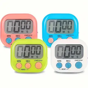 Cycg Kitchen Egg Timer Magnetic LCD Digital Countdown Stopwatch with Stand, Practical Cooking Baking Sports Alarm Clock Reminder Tool