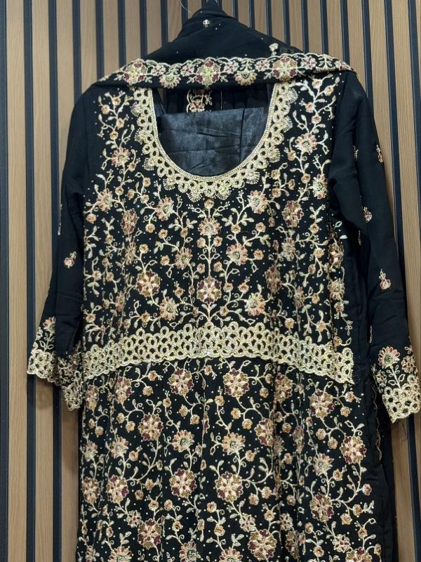 Designer Heavy Embroidered Bridal Lehenga or Anarkali Suit for Traditional Indian Weddings Women's Dress