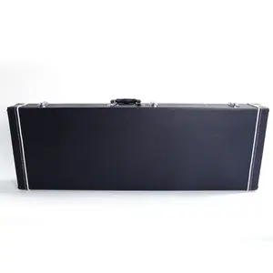 ST High Grade Electric Guitar Square Hard Case Microgroove Flat Black