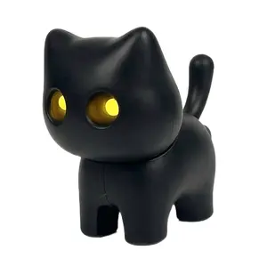 Adorable Meowing Cat LED Keychain Bag Charm with Glowing Night Light and Sweet Meowing Sounds - The Perfect Gift for Cat Lovers and Valentine's Day! Clip